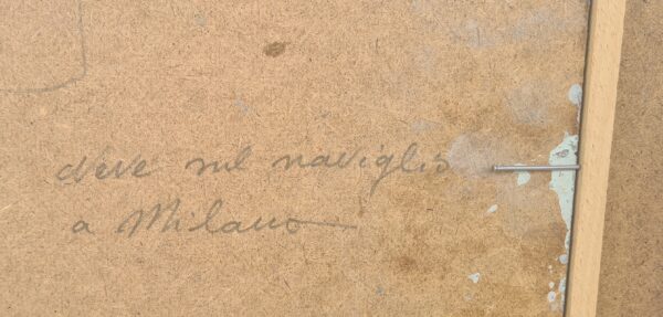 Giacinto Galbiati - Neve sul naviglio a Milano - immagine 6