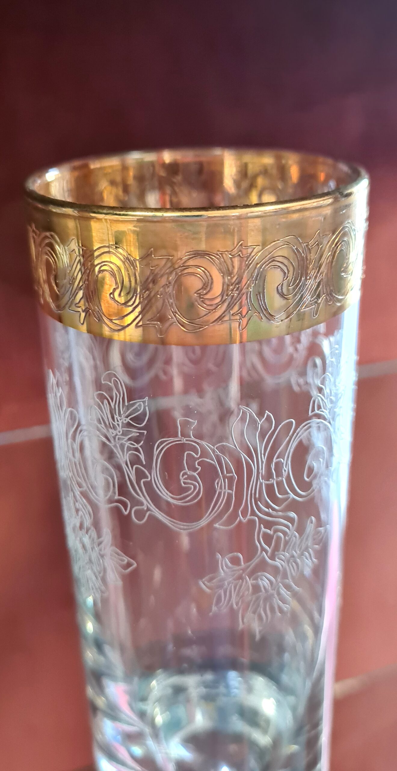 Bicchieri Cristallo e Oro - immagine 2