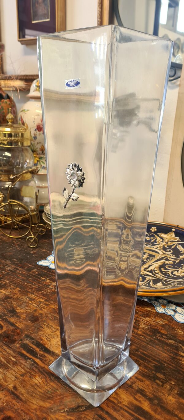 Vaso Cristallo e Argento - immagine 2